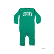 Lucky - Varsity Outline - Baby Sleeper Little Mama Shirt Shop