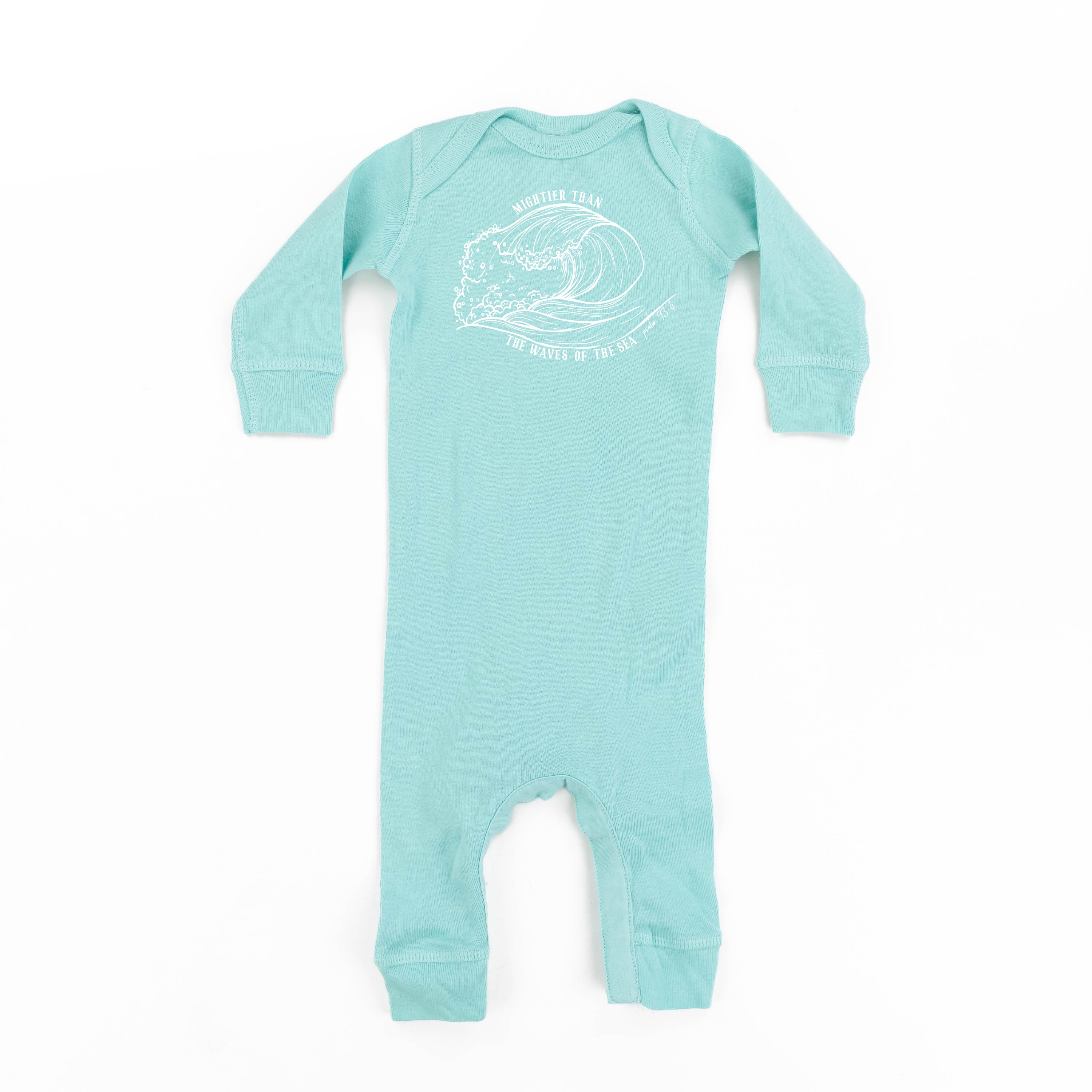 Mightier Than The Waves Of The Sea - Baby Sleeper Little Mama Shirt Shop