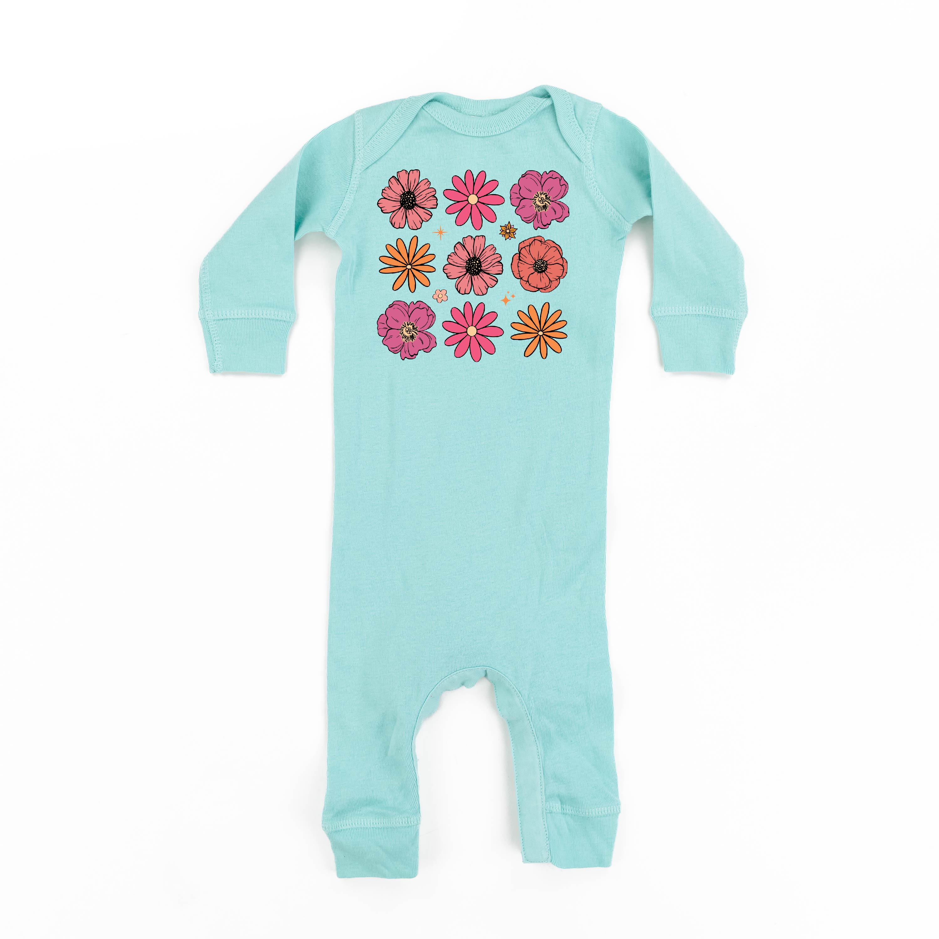 3x3 Spring Flowers - Baby Sleeper