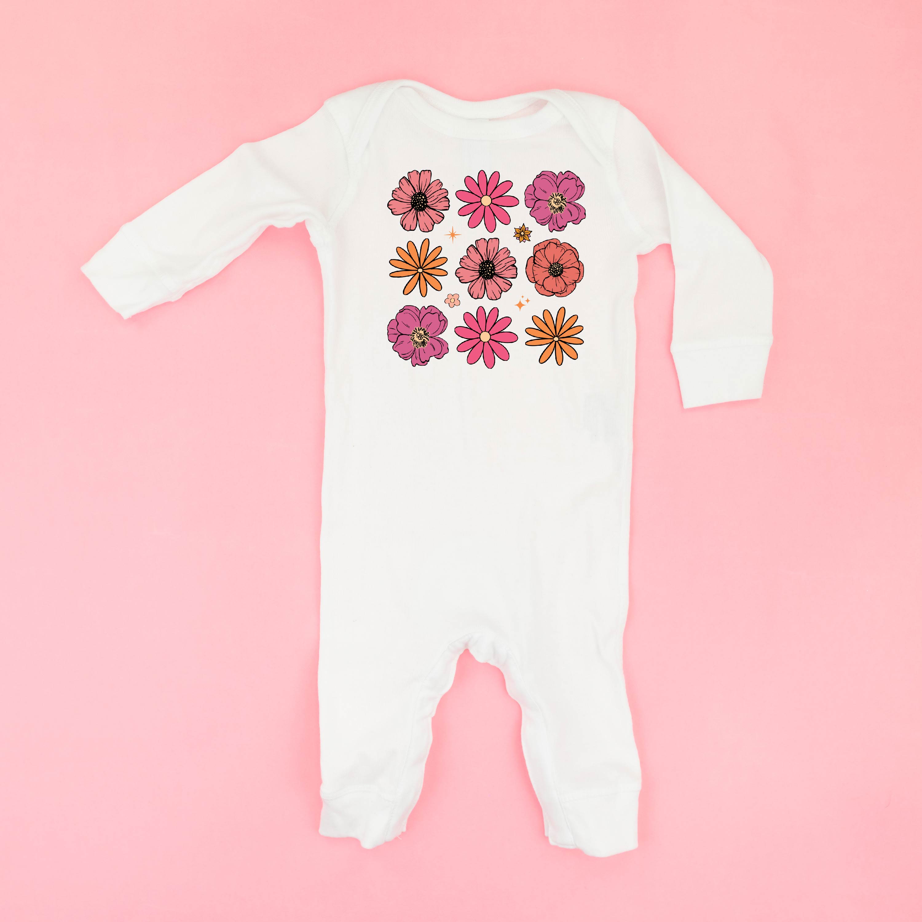 3x3 Spring Flowers - Baby Sleeper