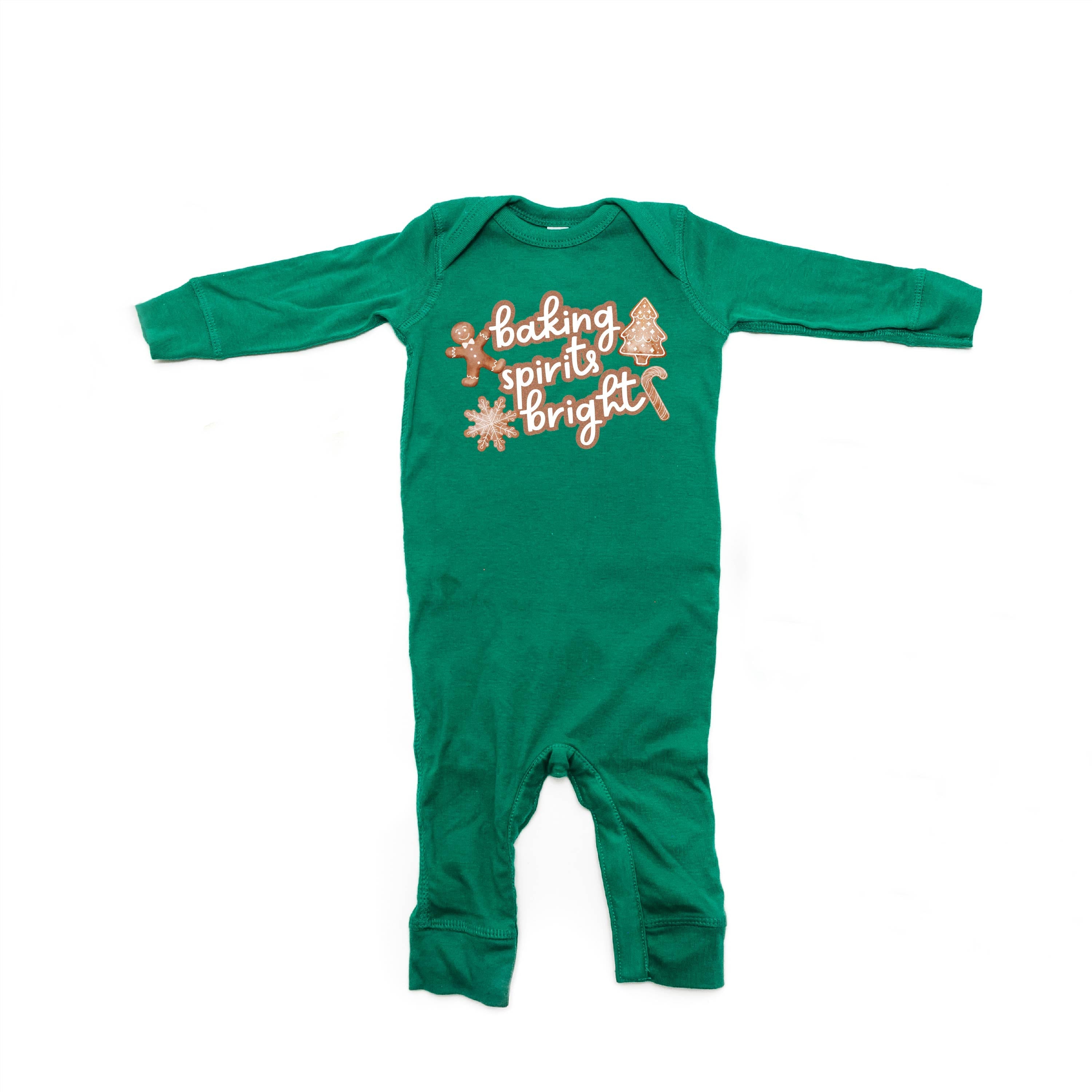 Baking Spirits Bright - Baby Sleeper Little Mama Shirt Shop