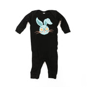 Blue Checkered Bunny - Baby Sleeper Little Mama Shirt Shop