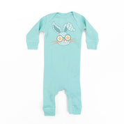 Blue Checkered Bunny - Baby Sleeper Little Mama Shirt Shop