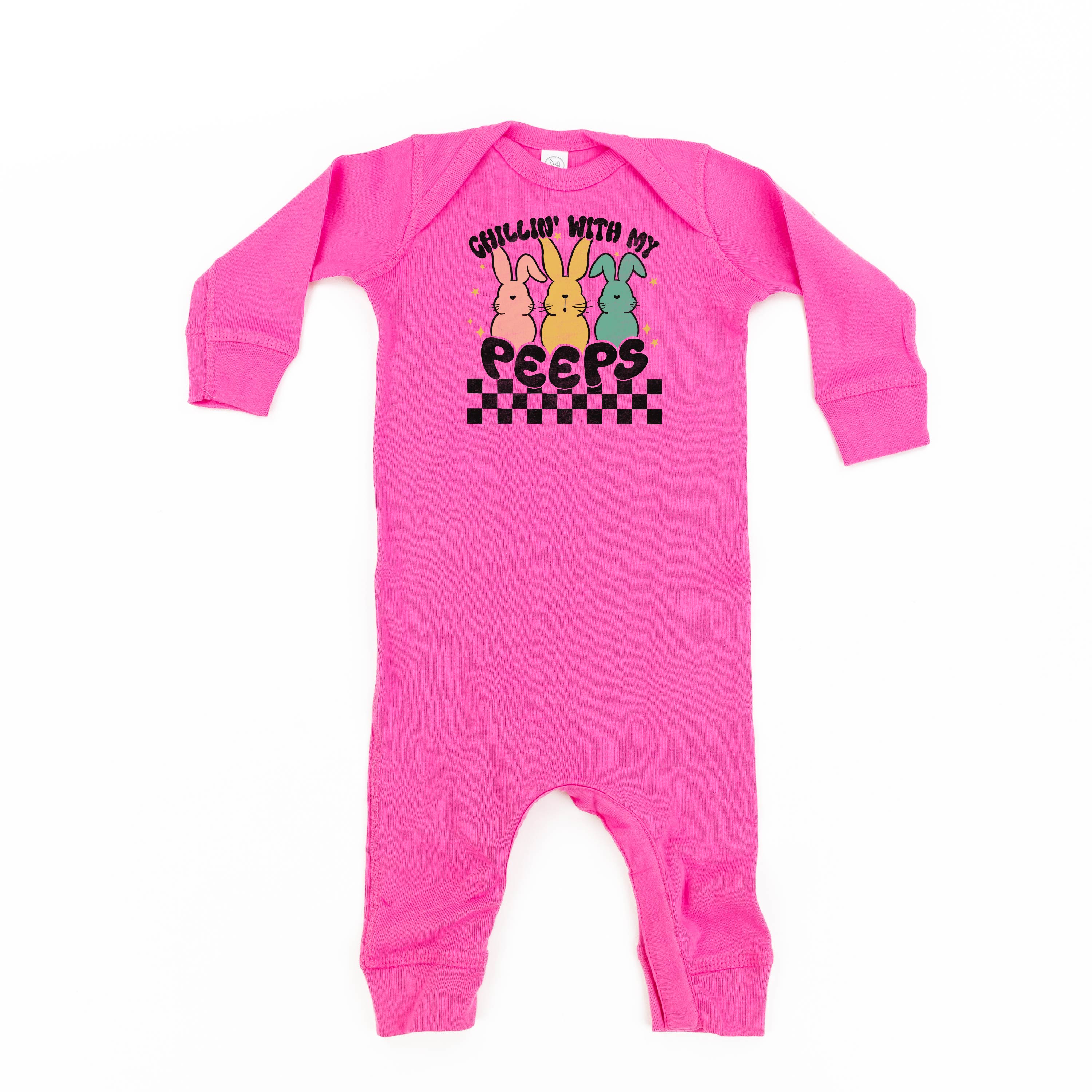 Chillin' With My Peeps - Baby Sleeper Little Mama Shirt Shop