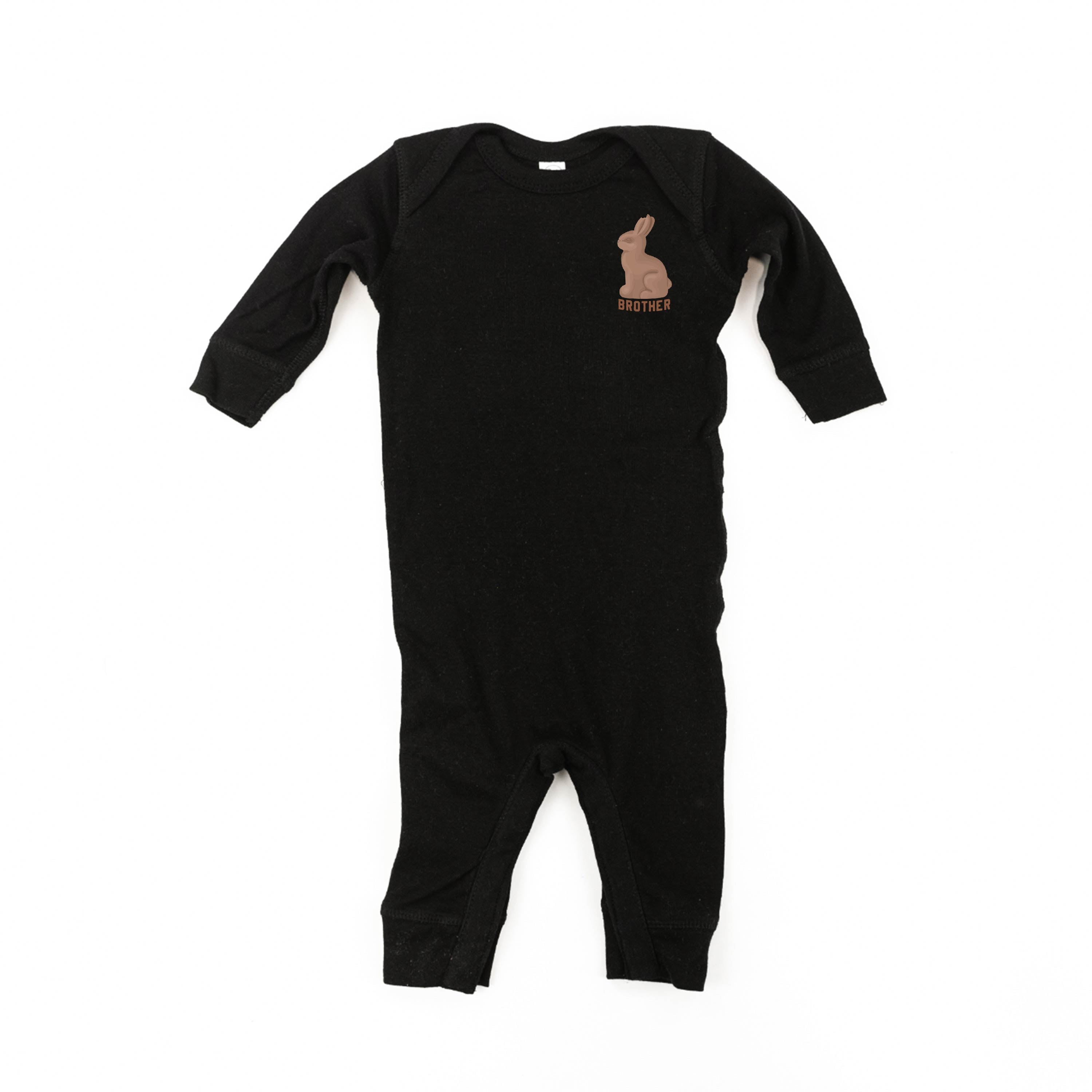 Brother - Chocolate Bunny (pocket) - Baby Sleeper Little Mama Shirt Shop
