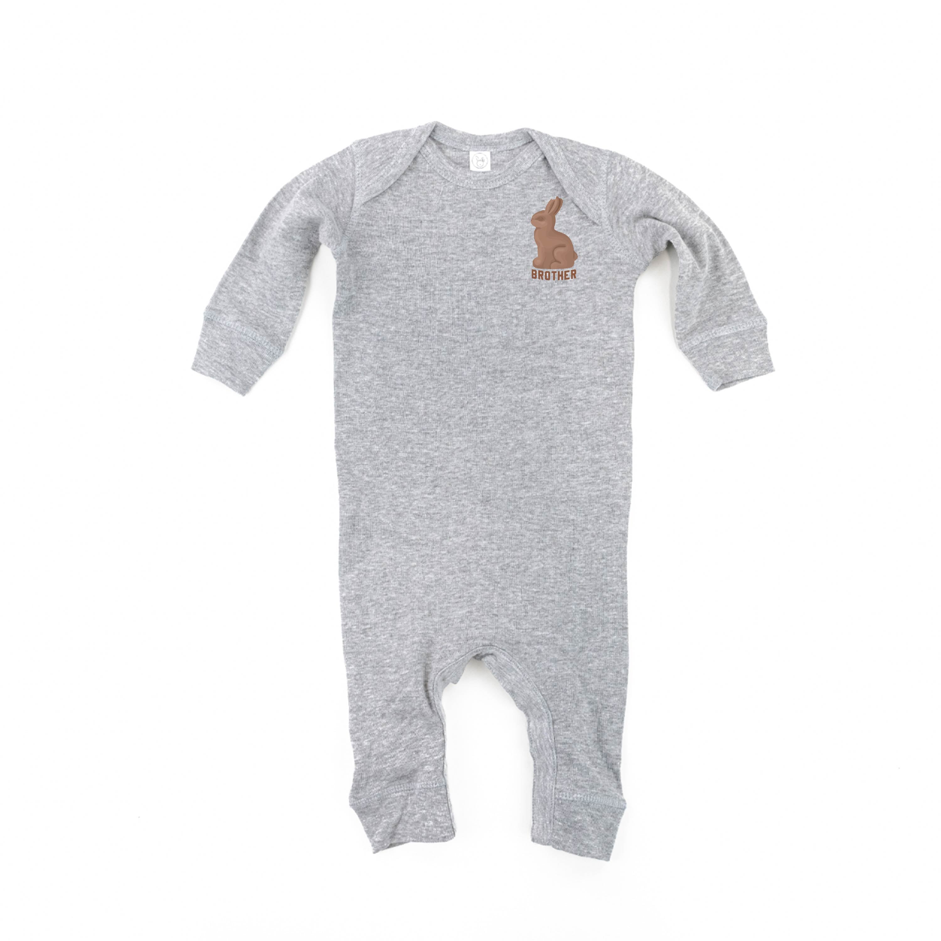 Brother - Chocolate Bunny (pocket) - Baby Sleeper Little Mama Shirt Shop