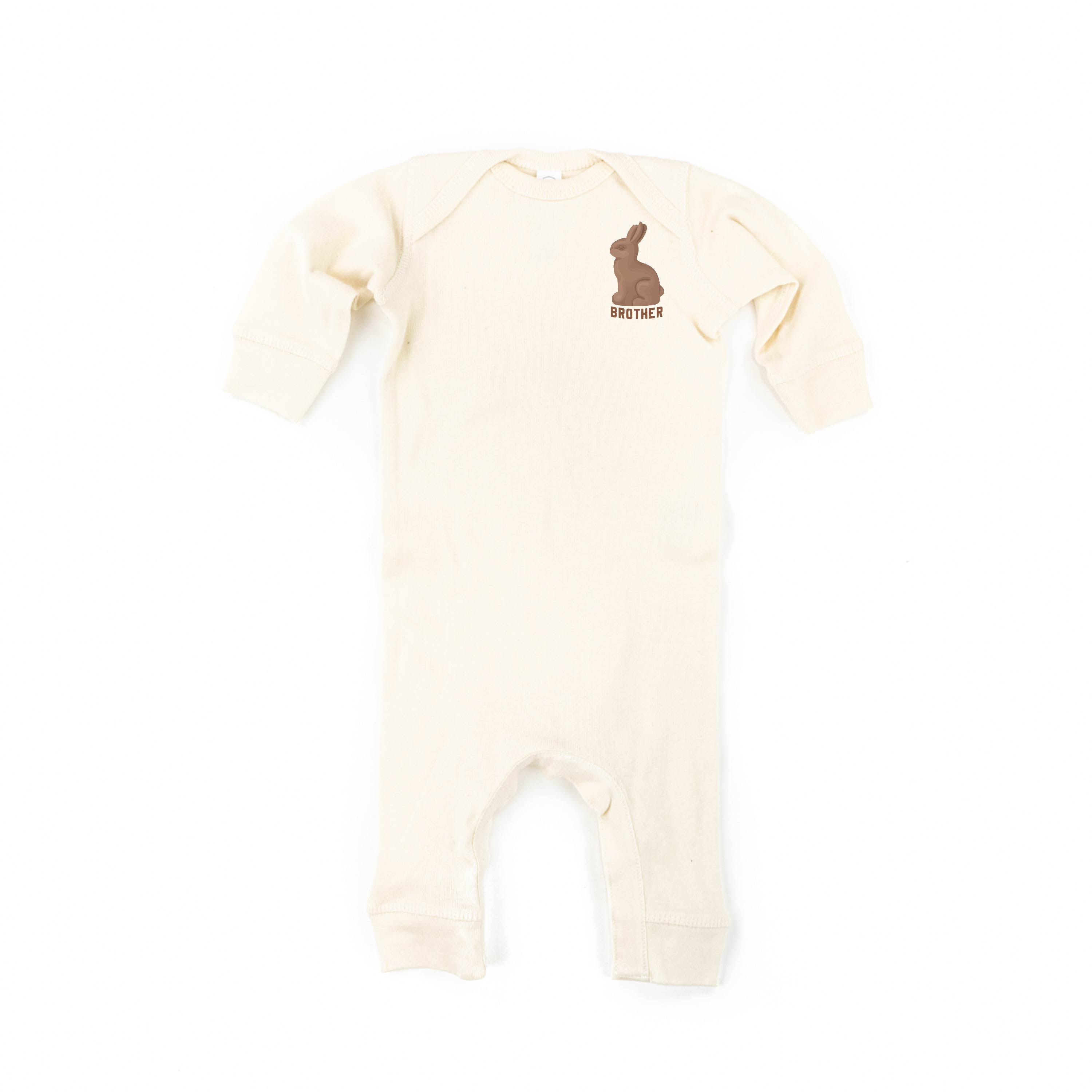 Brother - Chocolate Bunny (pocket) - Baby Sleeper Little Mama Shirt Shop