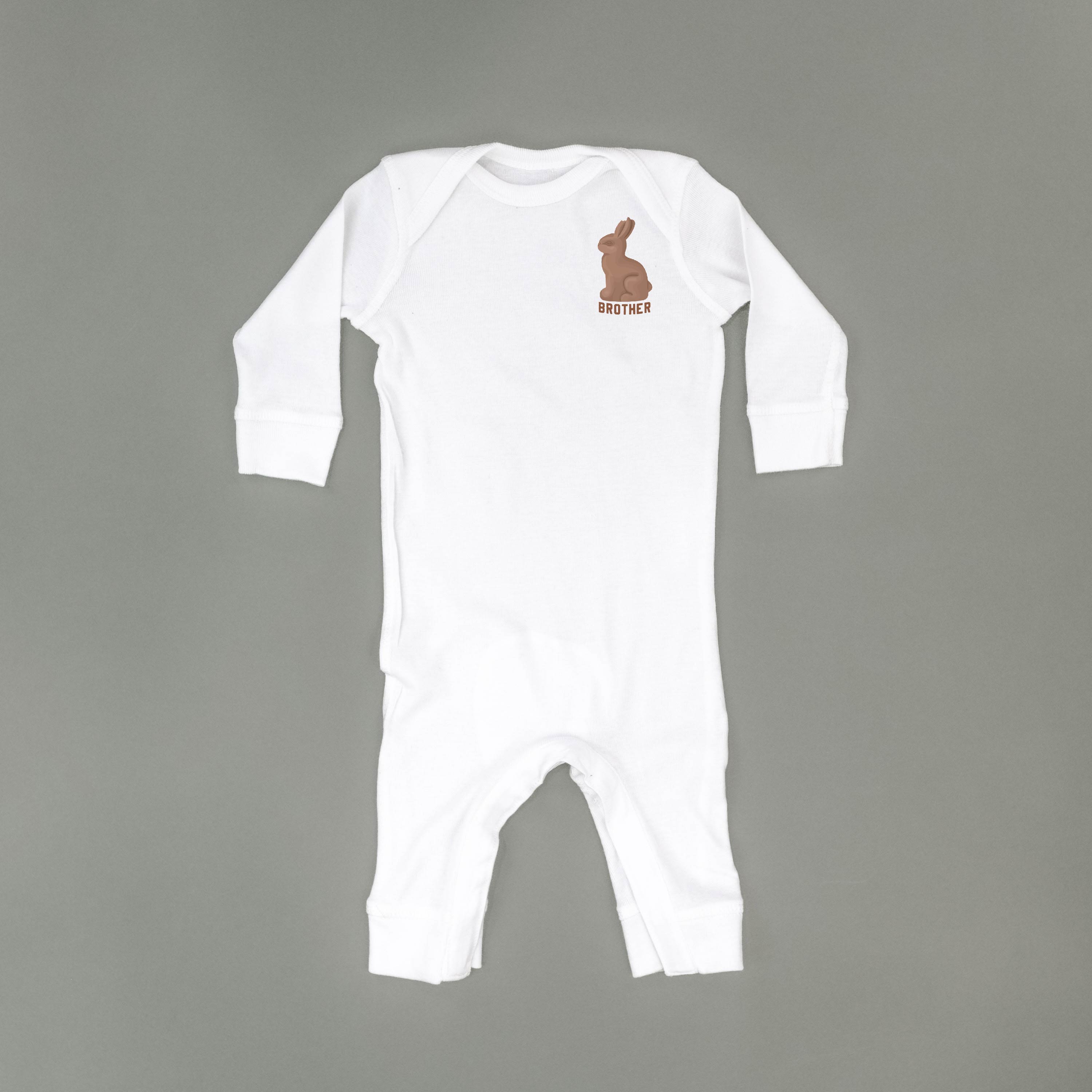 Brother - Chocolate Bunny (pocket) - Baby Sleeper Little Mama Shirt Shop