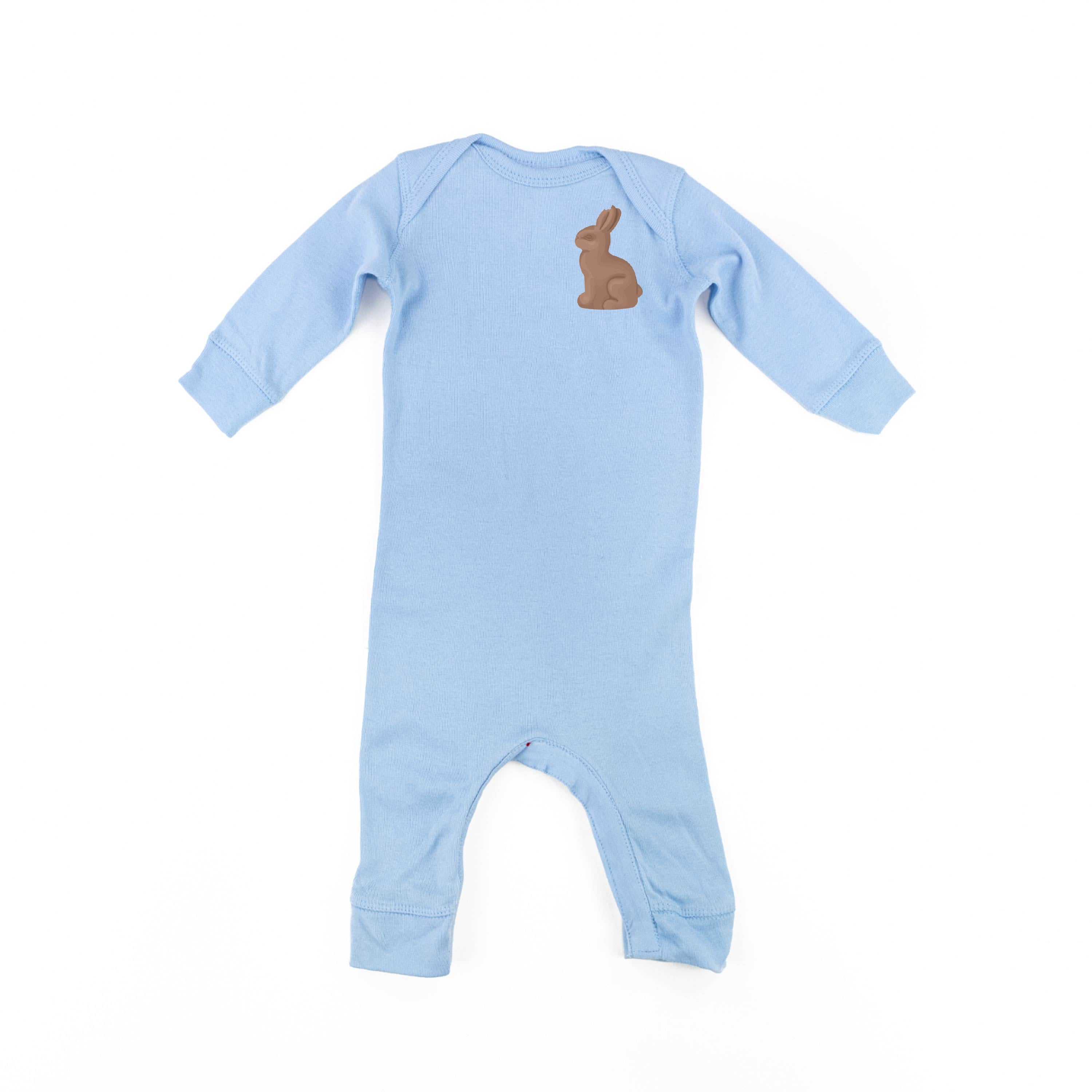 Chocolate Bunny (pocket) - Baby Sleeper Little Mama Shirt Shop