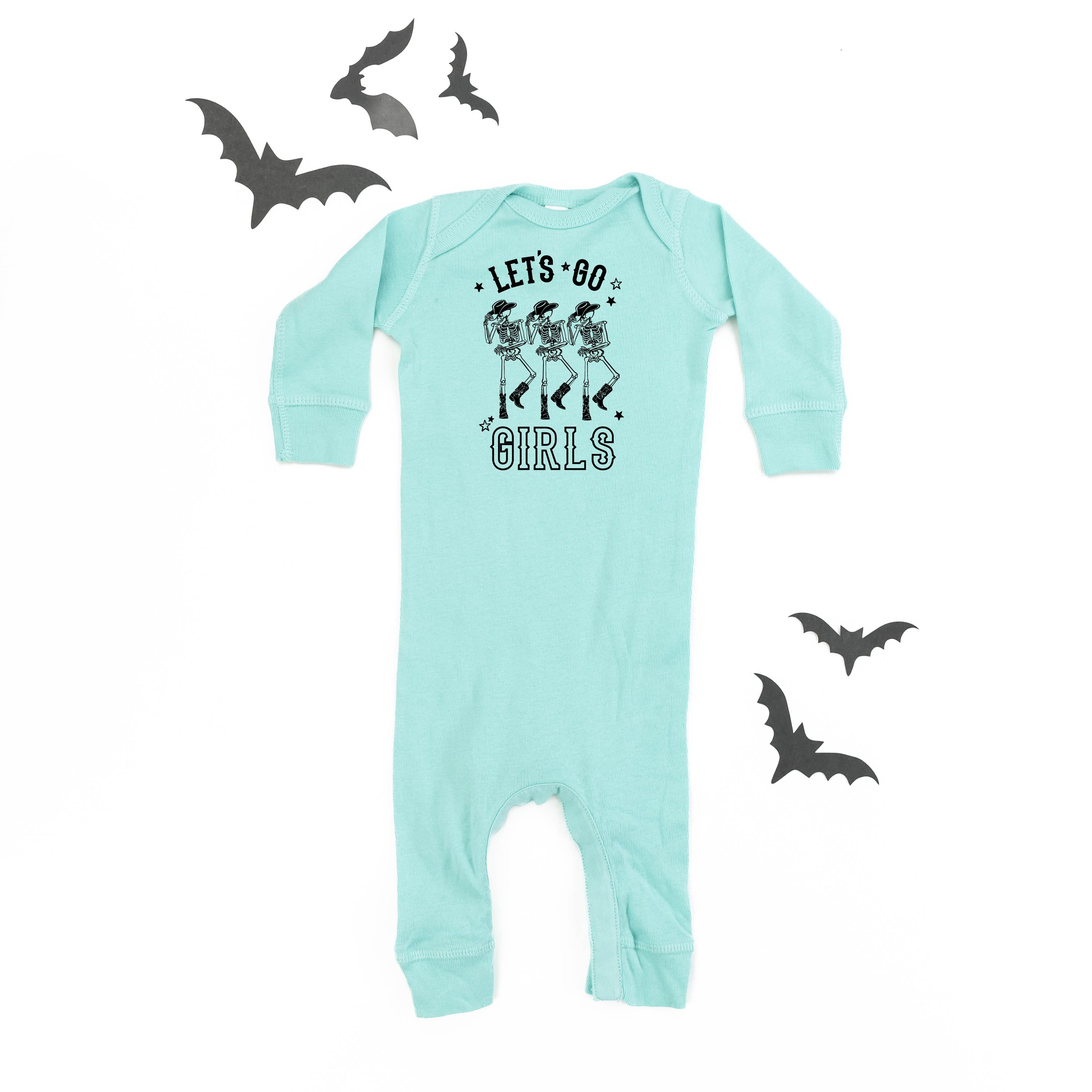 Cowgirl Skellies - Let's Go Girls - Baby Sleeper Little Mama Shirt Shop