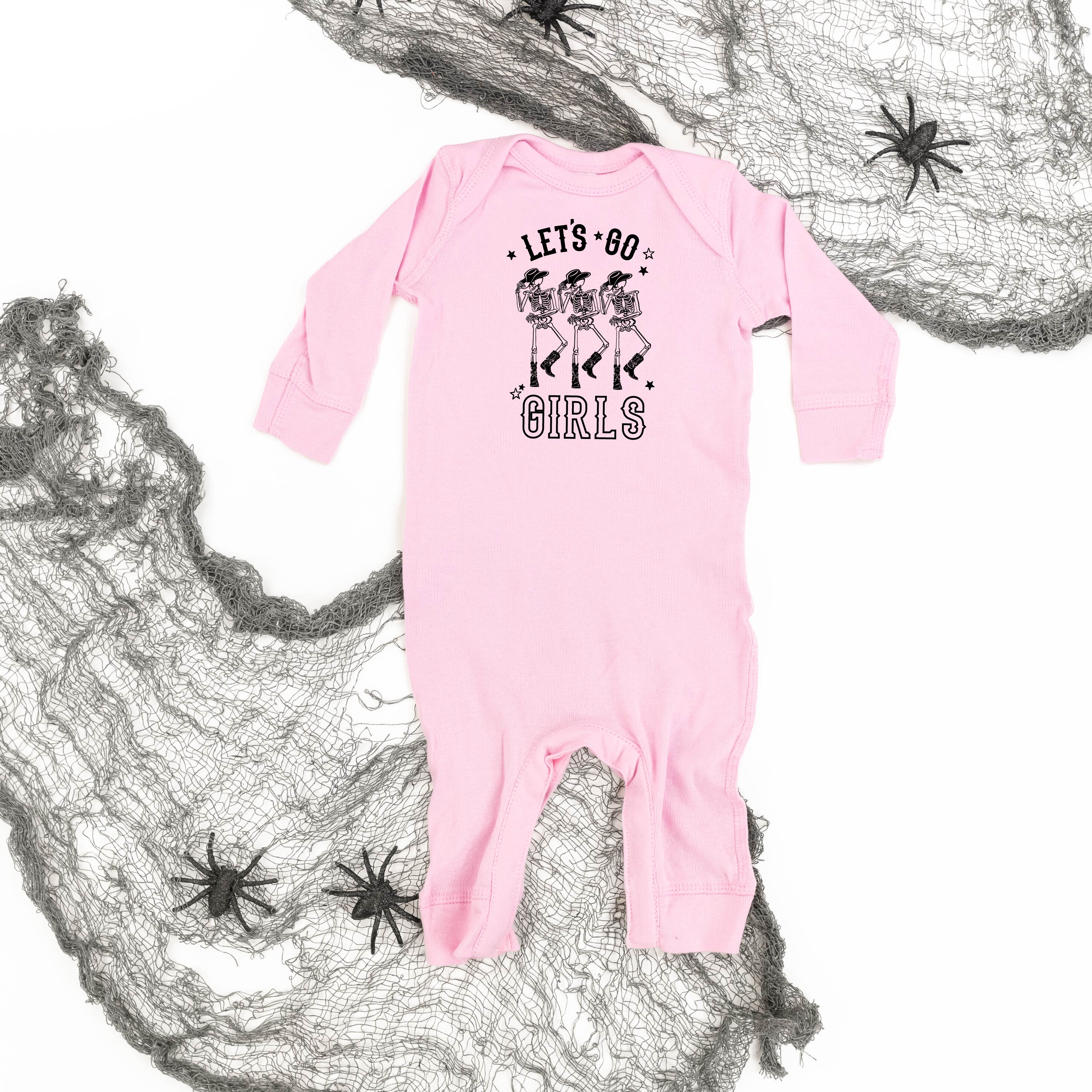 Cowgirl Skellies - Let's Go Girls - Baby Sleeper Little Mama Shirt Shop
