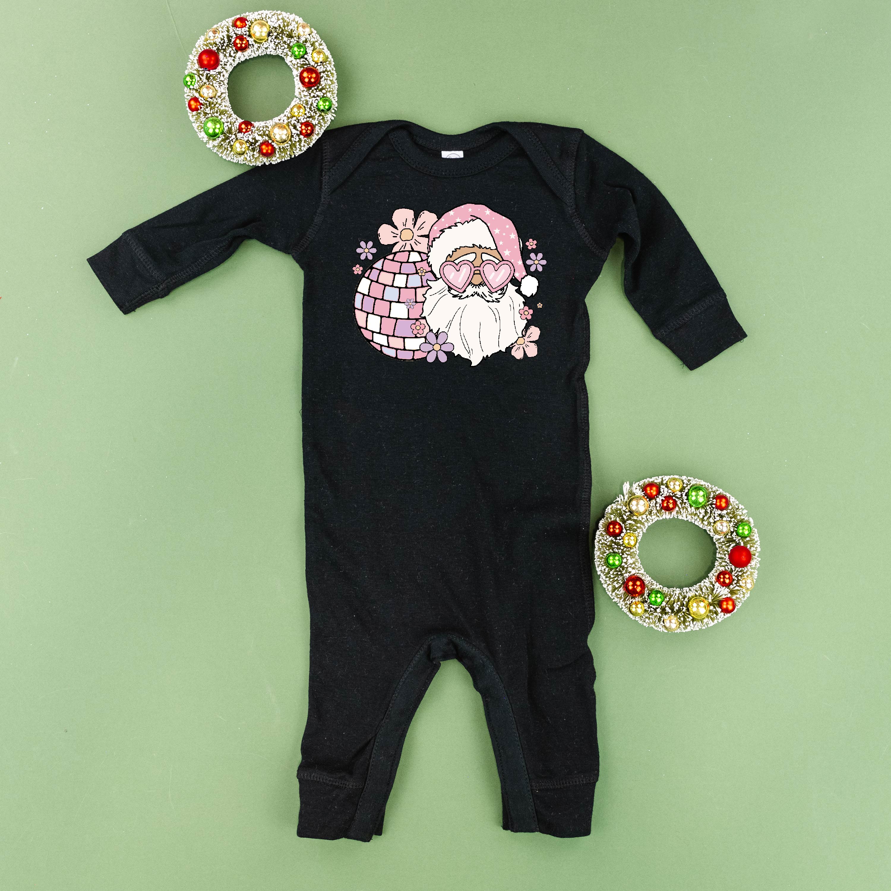 Disco Santa - Baby Sleeper Little Mama Shirt Shop