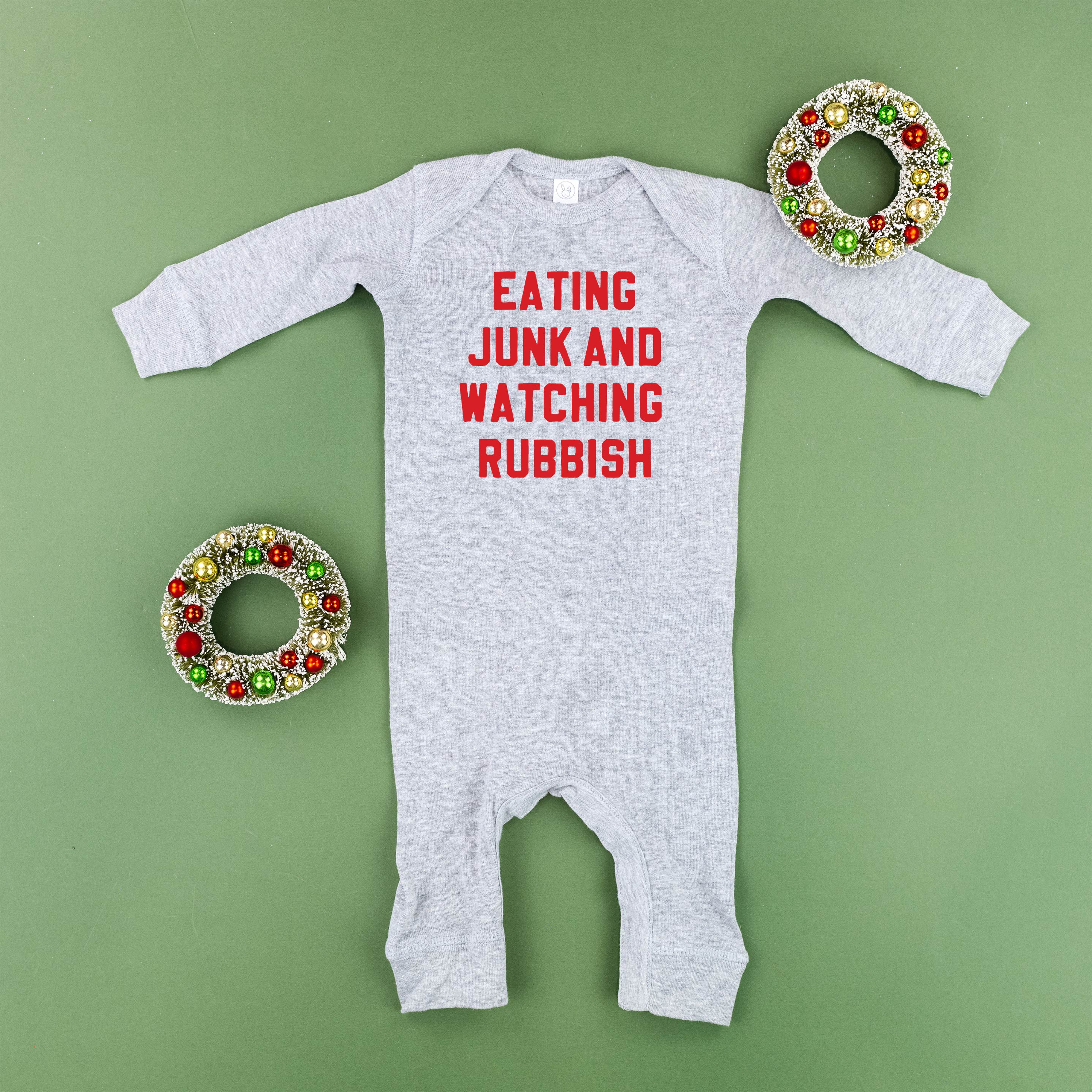 Eating Junk And Watching Rubbish - Baby Sleeper Little Mama Shirt Shop