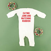 Eating Junk And Watching Rubbish - Baby Sleeper Little Mama Shirt Shop