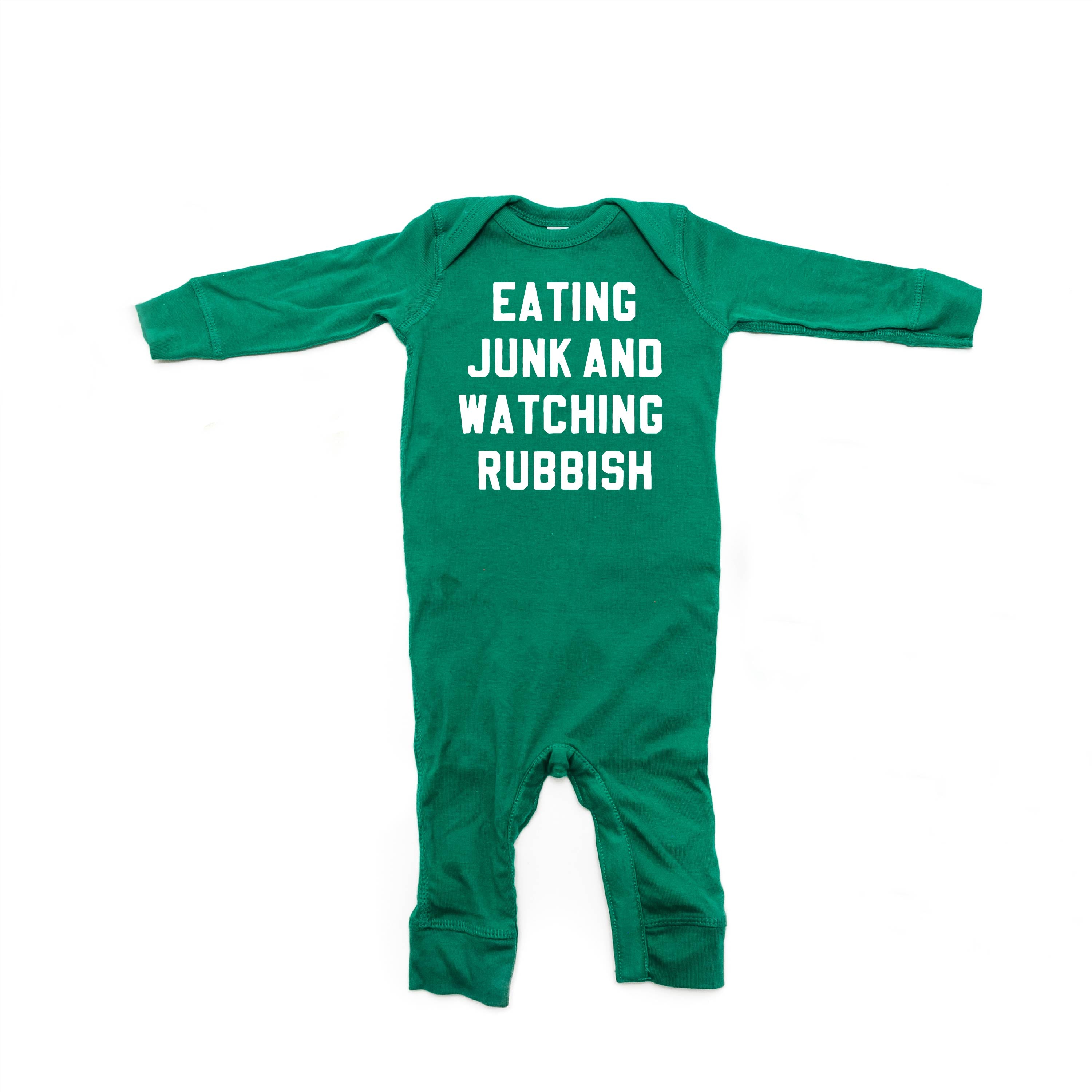 Eating Junk And Watching Rubbish - Baby Sleeper Little Mama Shirt Shop