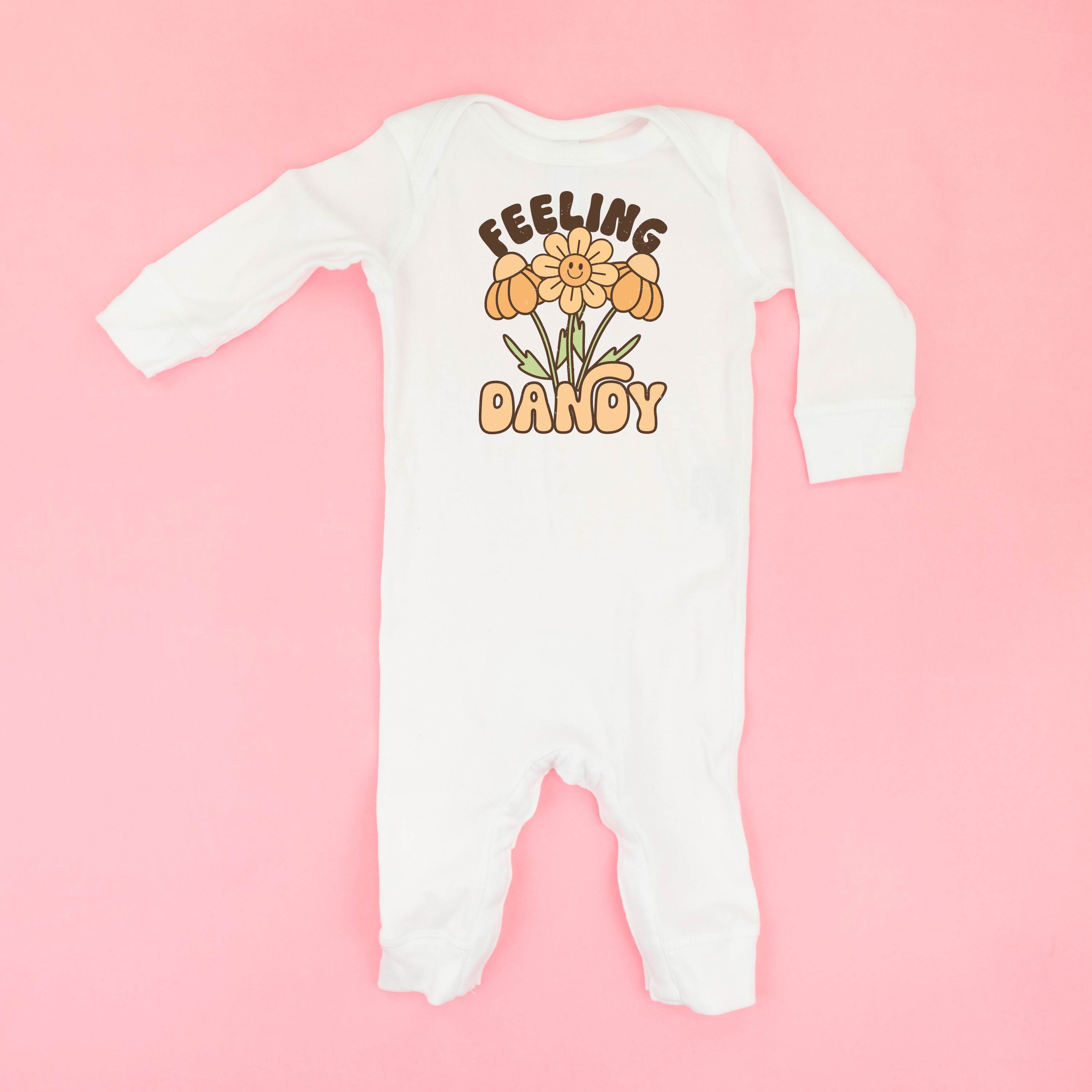 Feeling Dandy - One Piece Baby Sleeper Little Mama Shirt Shop