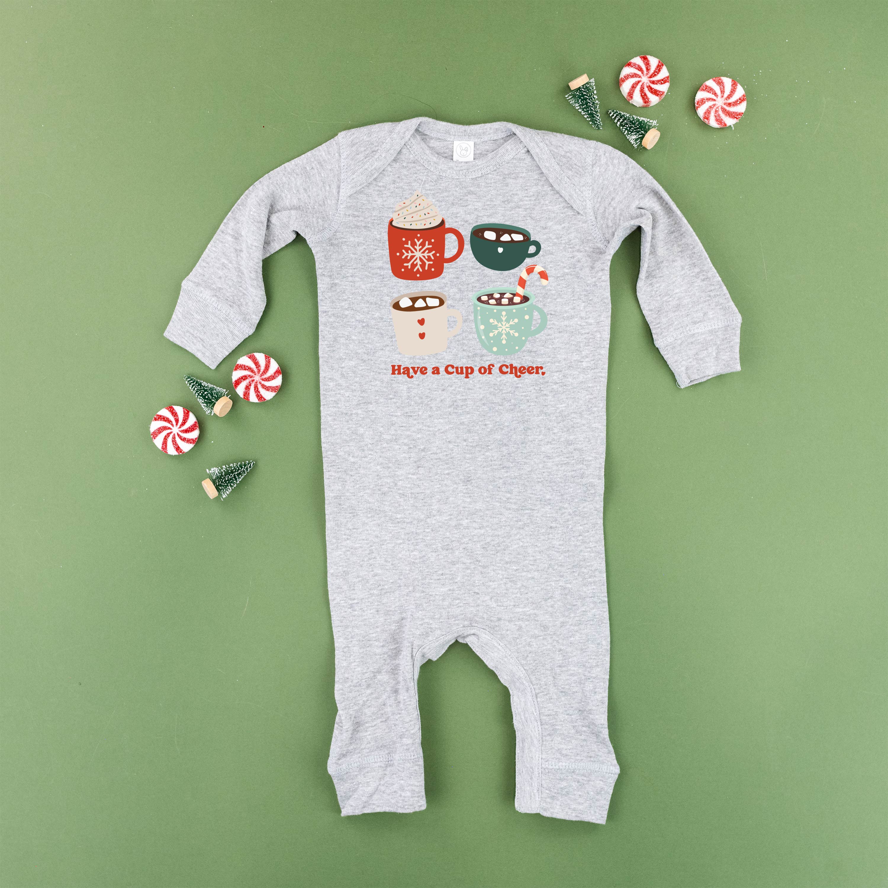 Have A Cup Of Cheer - Baby Sleeper Little Mama Shirt Shop