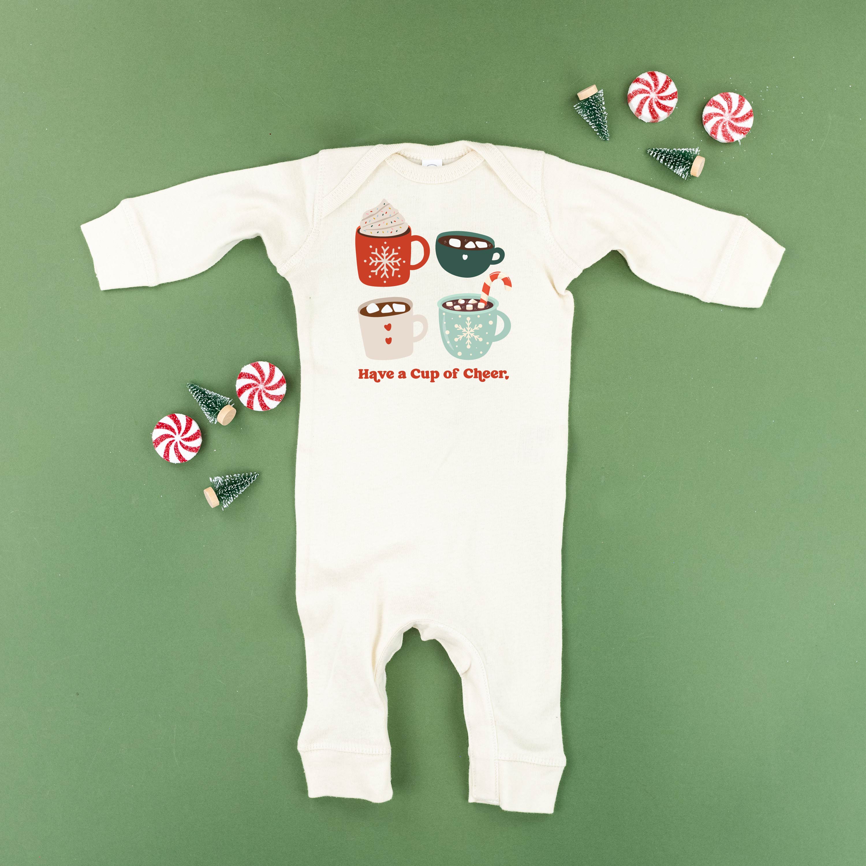 Have A Cup Of Cheer - Baby Sleeper Little Mama Shirt Shop