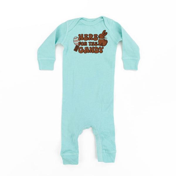 Here For the Candy - Easter - One Piece Baby Sleeper