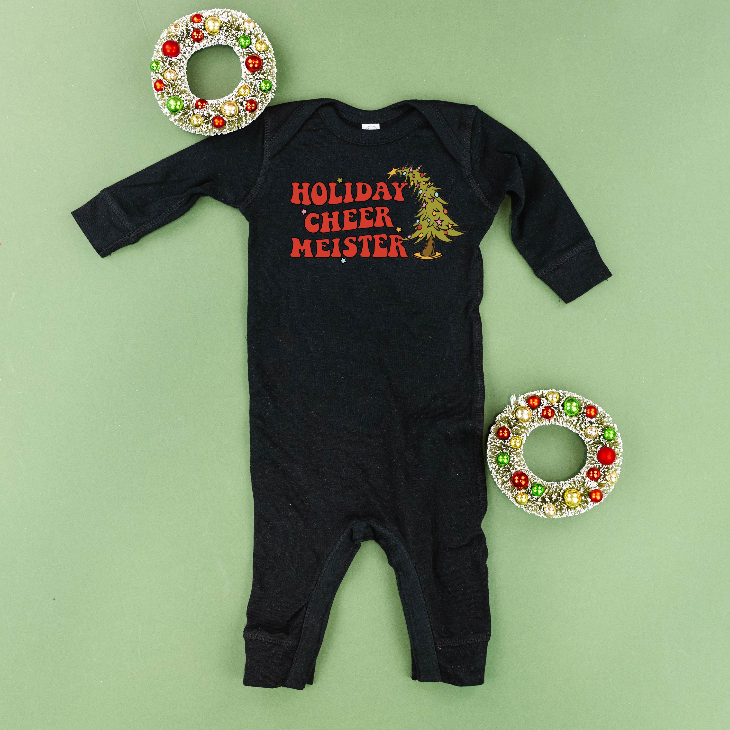 Holiday Cheer Meister - Baby Sleeper Little Mama Shirt Shop