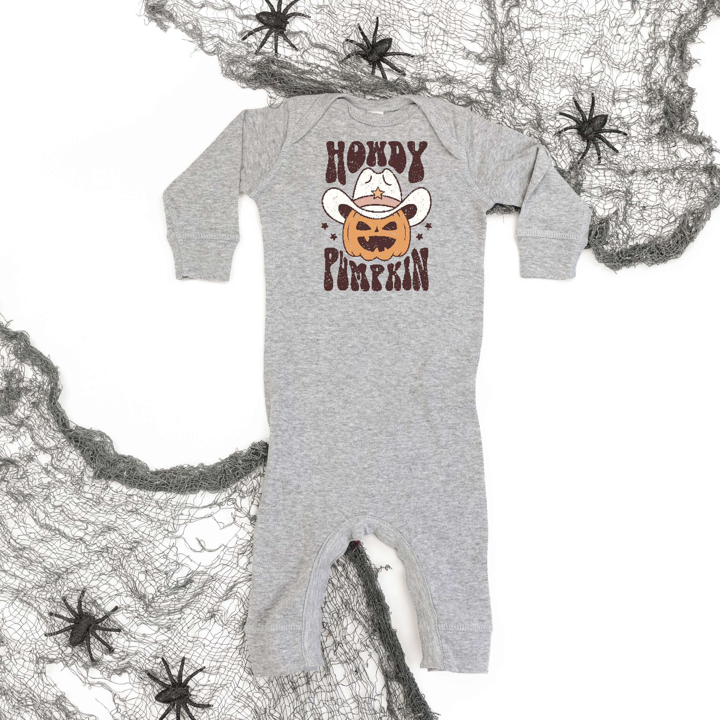 Howdy Pumpkin - Baby Sleeper Little Mama Shirt Shop