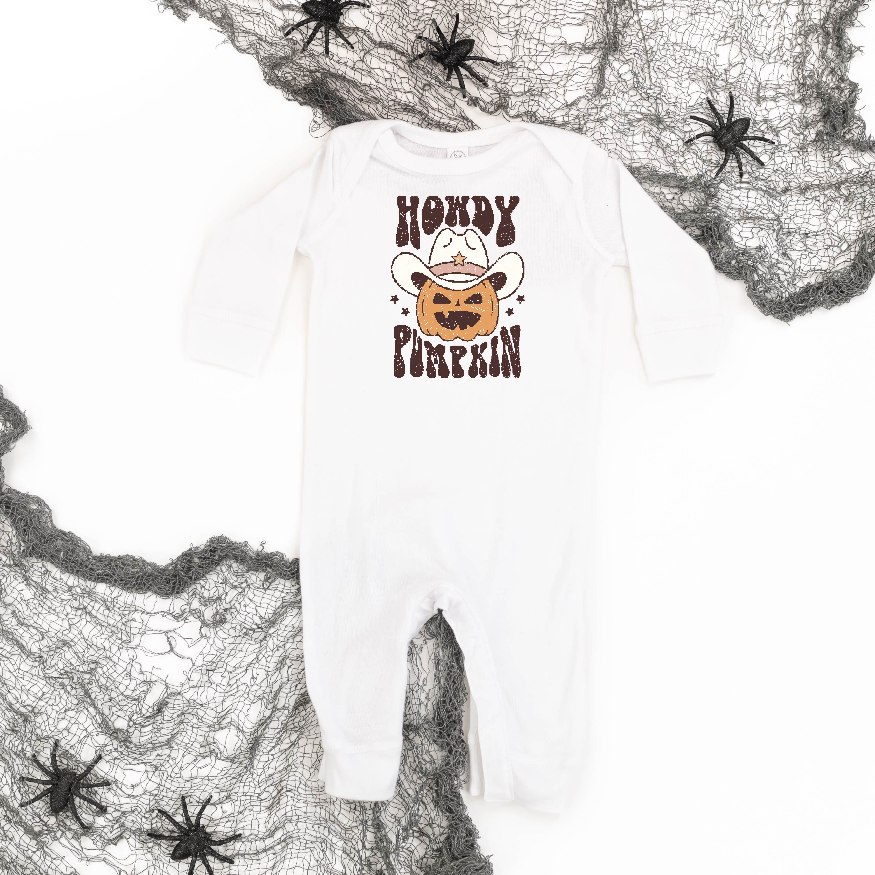 Howdy Pumpkin - Baby Sleeper Little Mama Shirt Shop