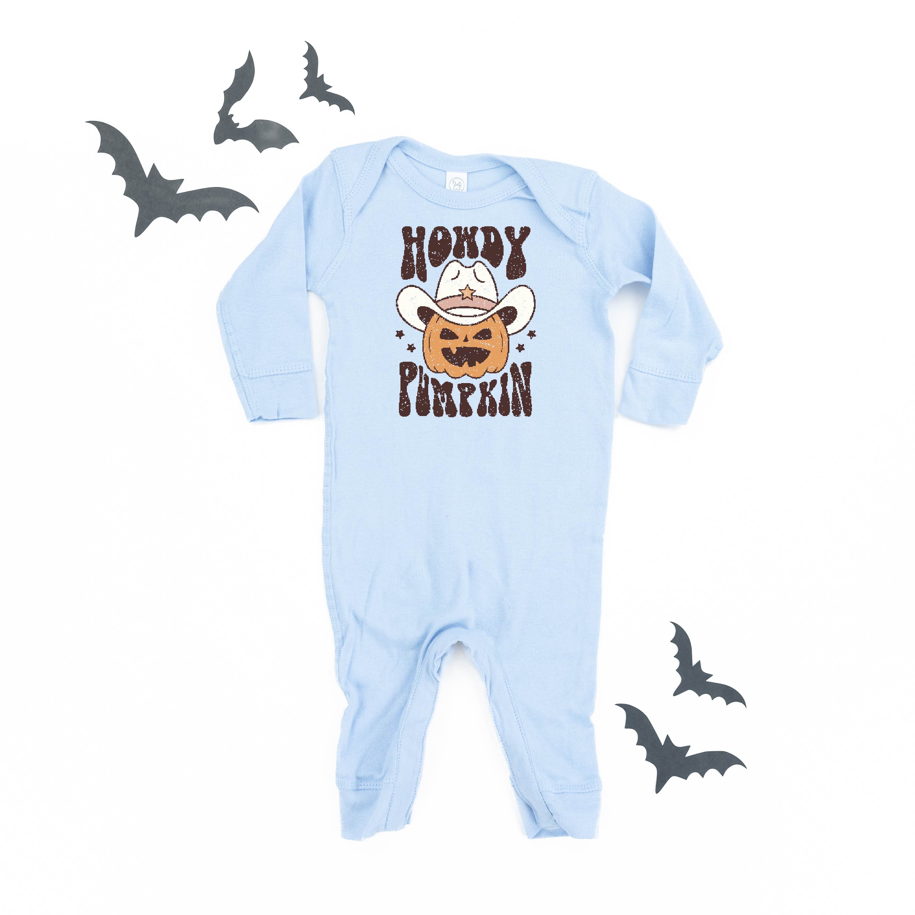 Howdy Pumpkin - Baby Sleeper Little Mama Shirt Shop