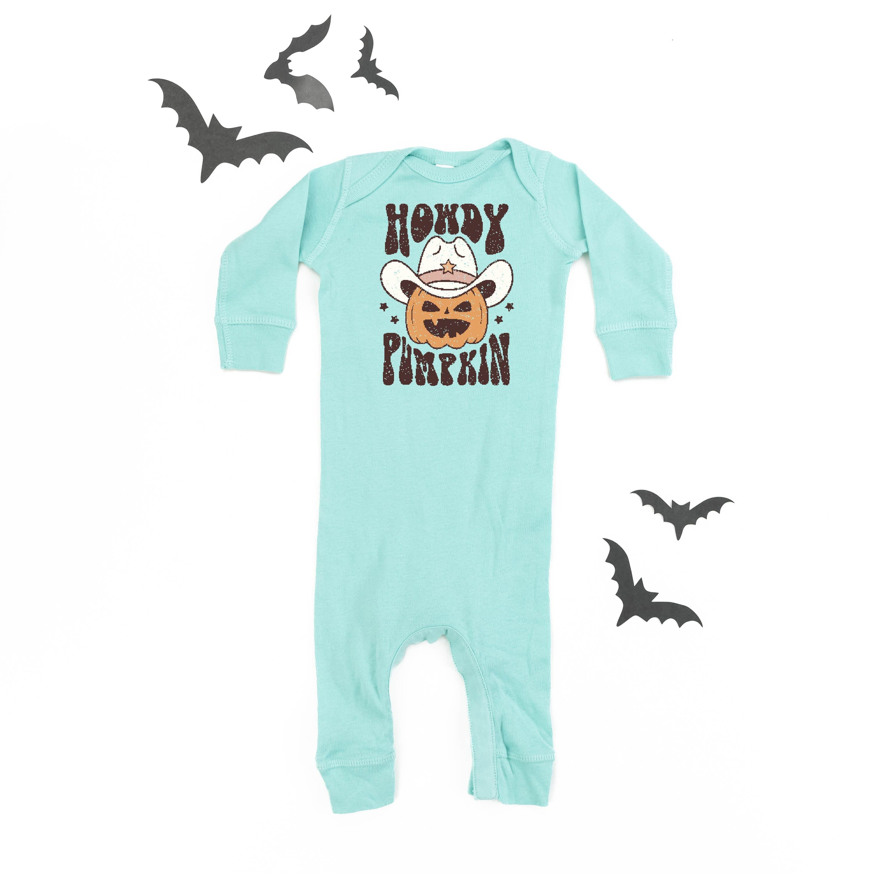 Howdy Pumpkin - Baby Sleeper Little Mama Shirt Shop