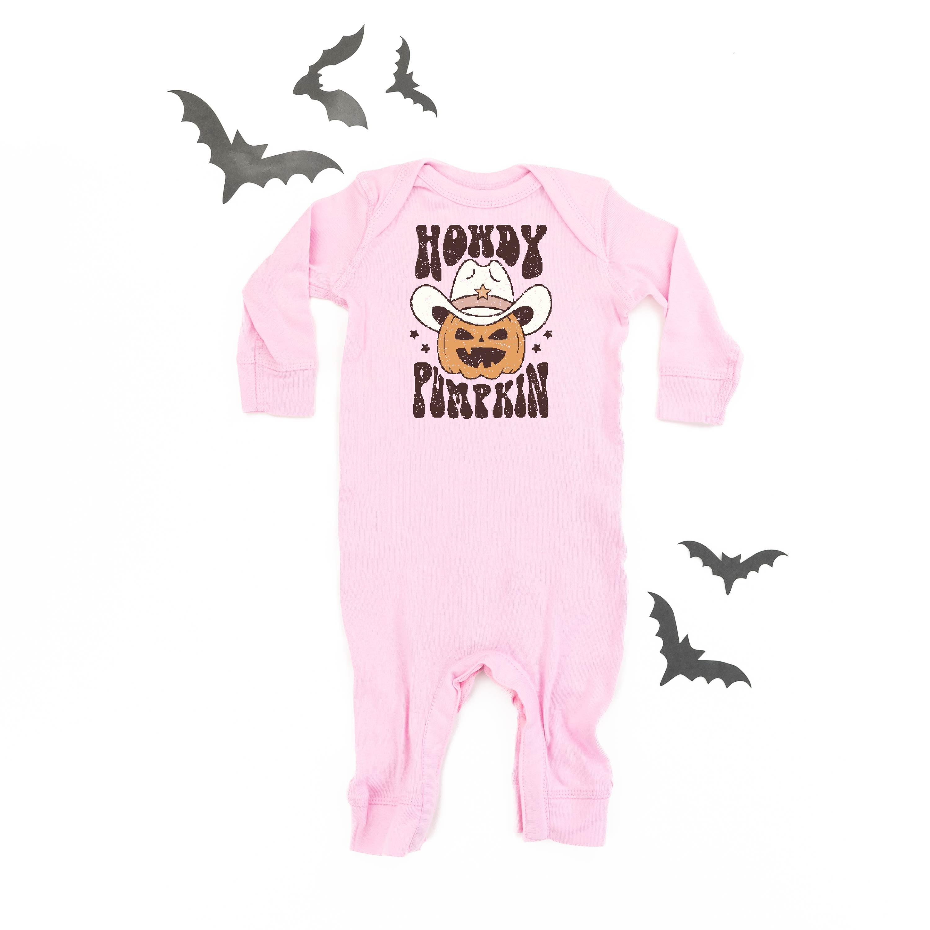 Howdy Pumpkin - Baby Sleeper Little Mama Shirt Shop