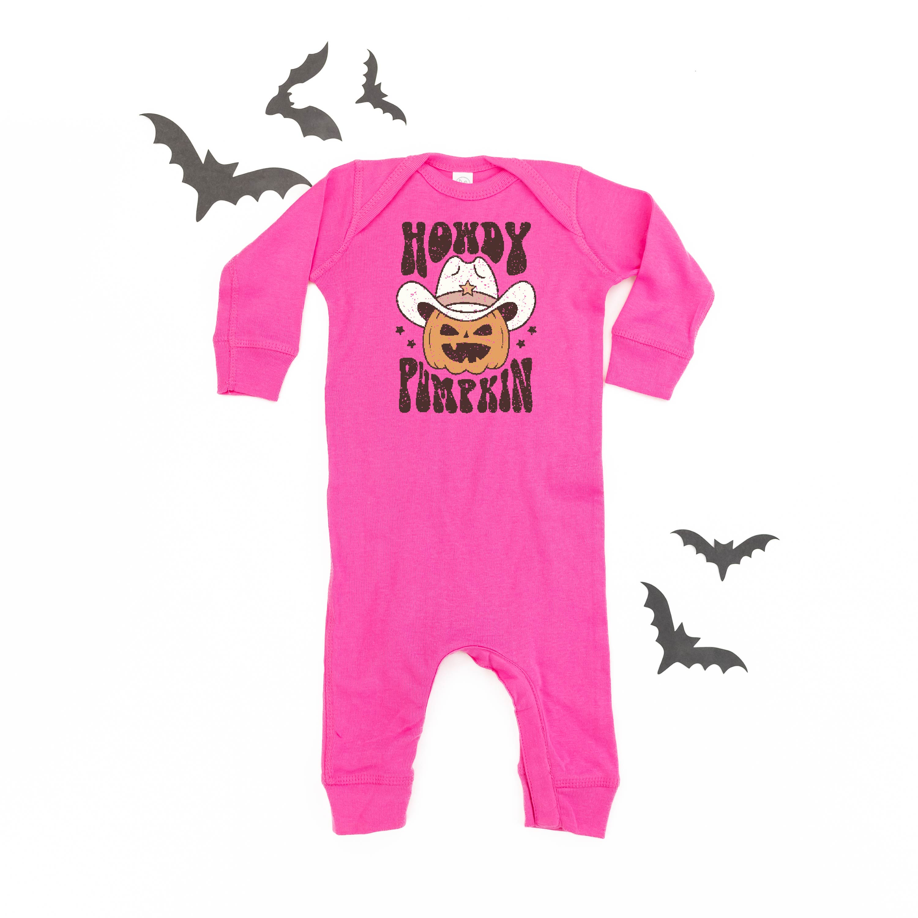 Howdy Pumpkin - Baby Sleeper Little Mama Shirt Shop
