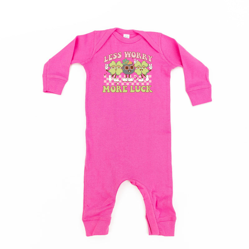 Less Worry More Luck - One Piece Baby Sleeper