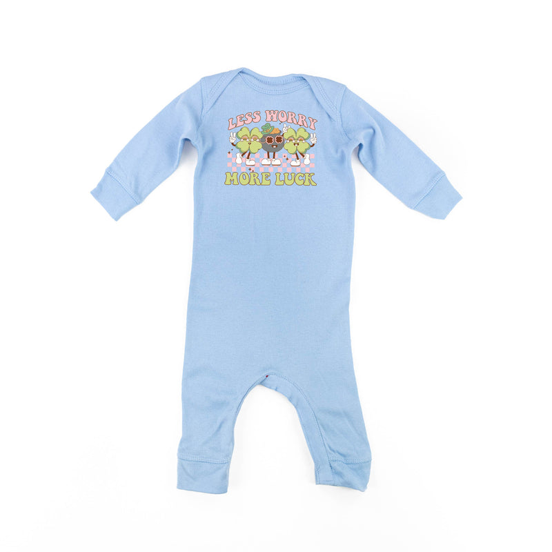 Less Worry More Luck - One Piece Baby Sleeper