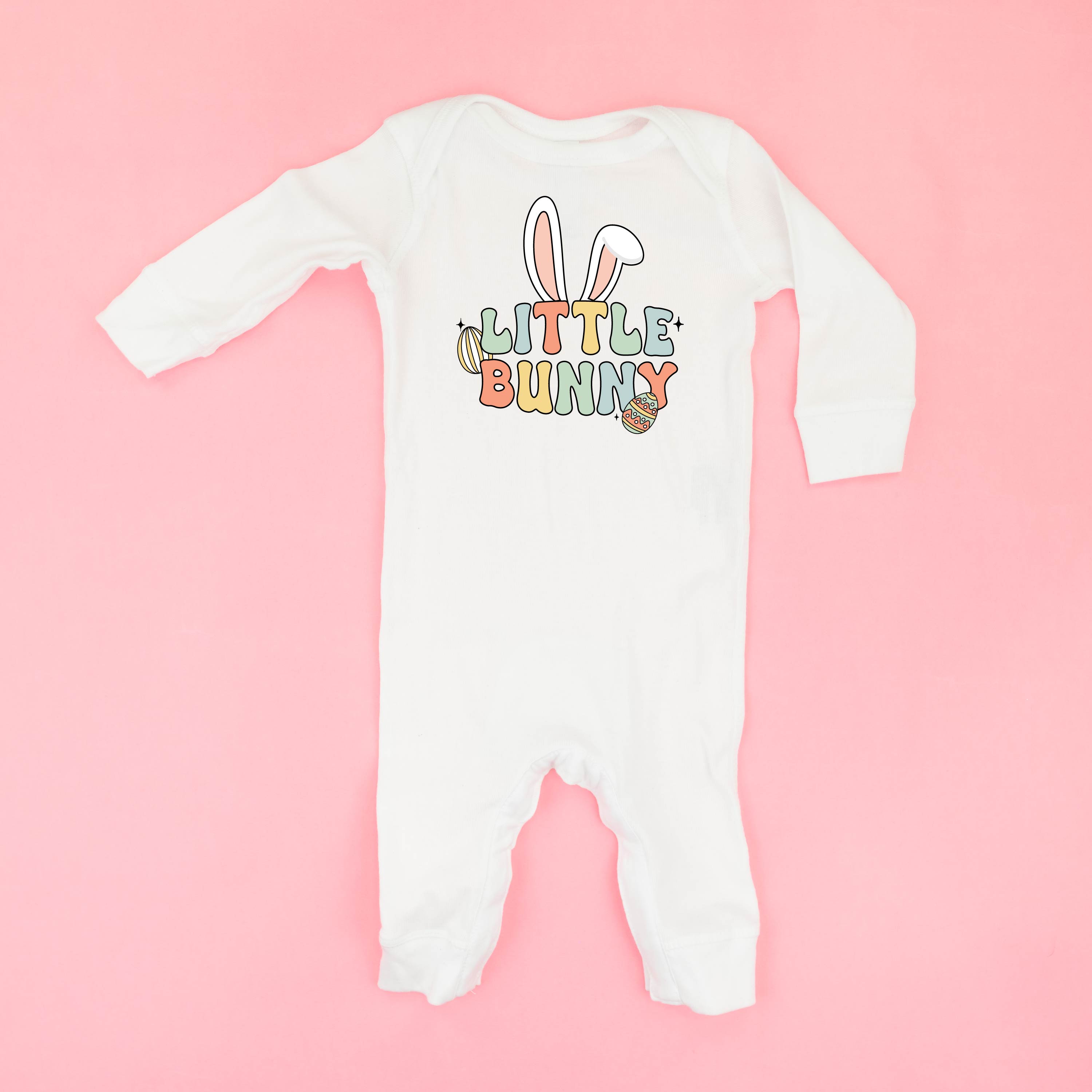Little Bunny - Boy Version - Baby Sleeper Little Mama Shirt Shop