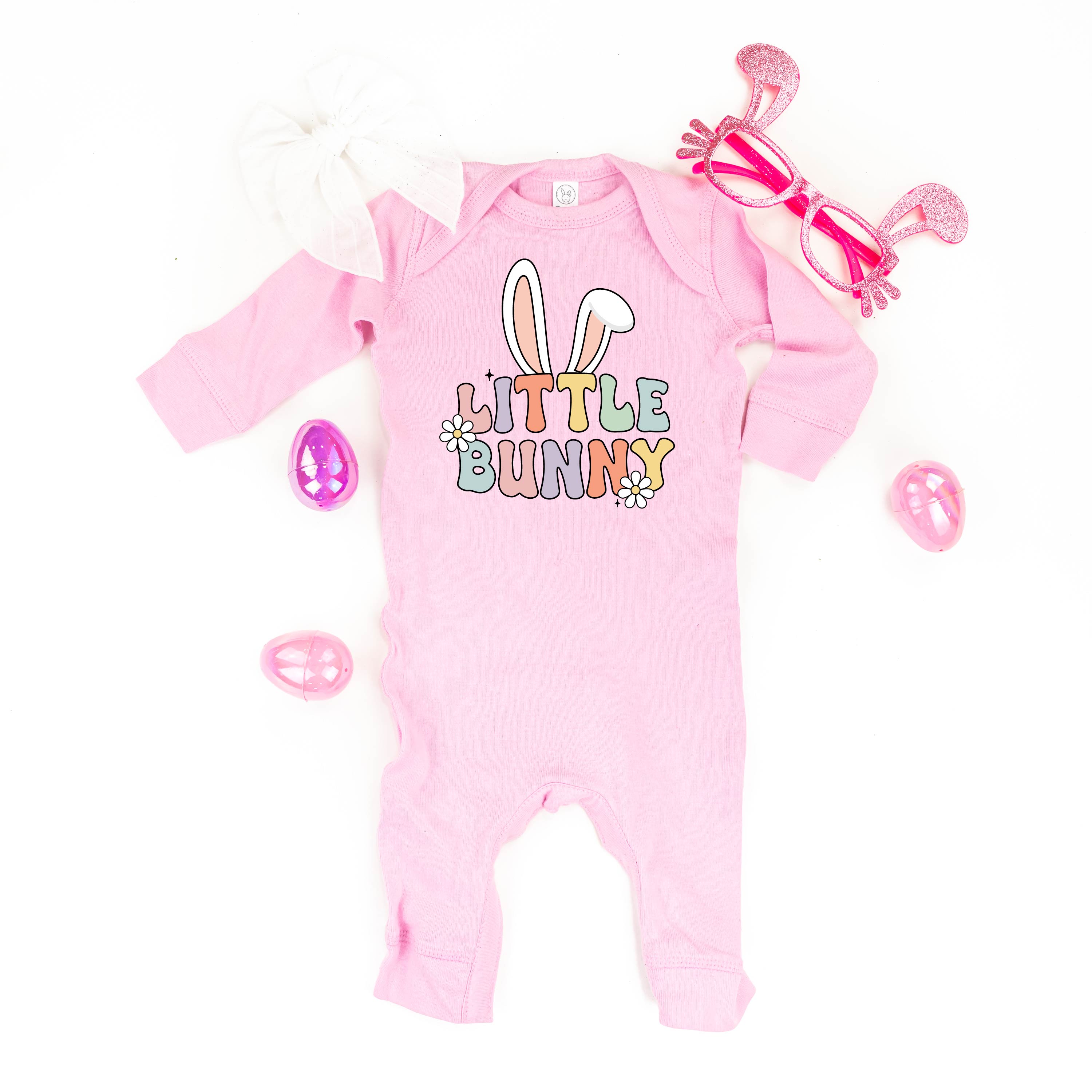 Little Bunny - Girl Version - Baby Sleeper Little Mama Shirt Shop