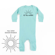 My Only Sunshine w/ Full Sun on Back - Baby Sleeper Little Mama Shirt Shop