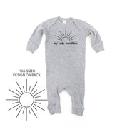 My Only Sunshine w/ Full Sun on Back - Baby Sleeper Little Mama Shirt Shop