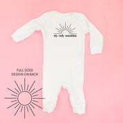 My Only Sunshine w/ Full Sun on Back - Baby Sleeper Little Mama Shirt Shop