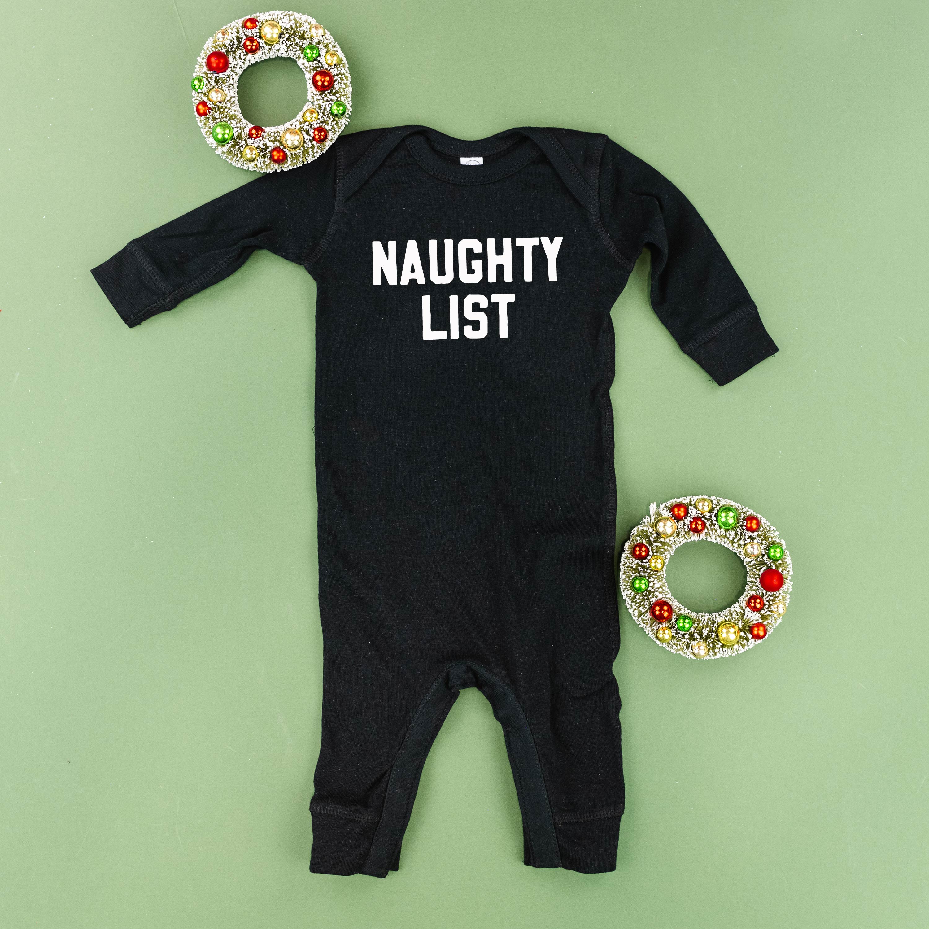 Naughty List - Baby Sleeper Little Mama Shirt Shop