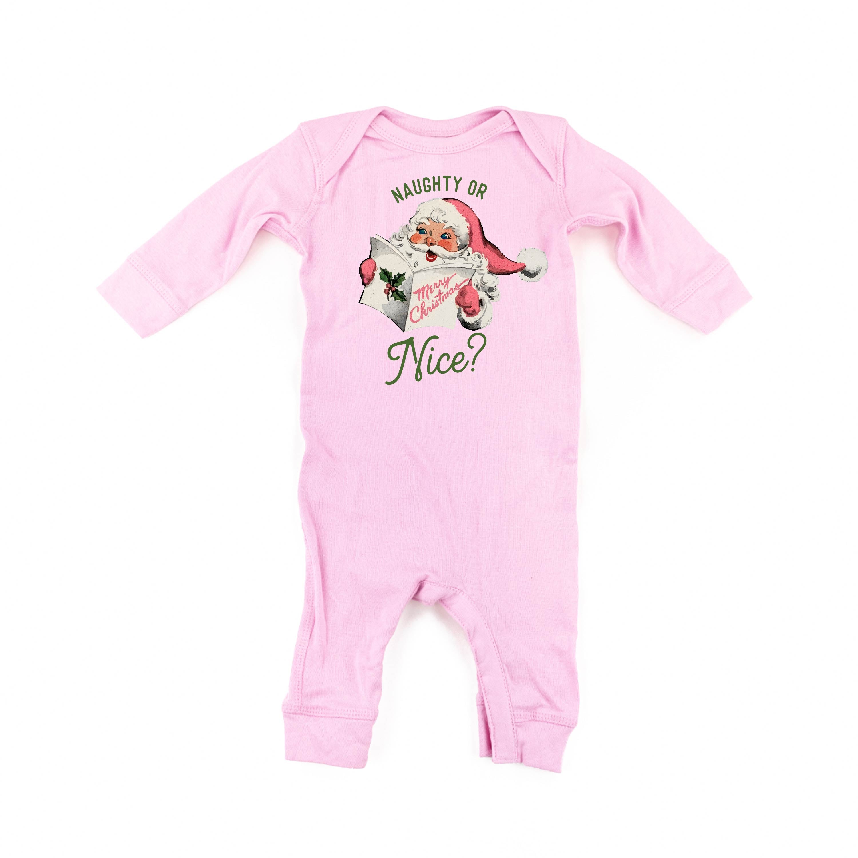 Naughty Or Nice? - Baby Sleeper Little Mama Shirt Shop