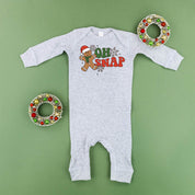 Oh Snap - Gingerbread Man - Baby Sleeper Little Mama Shirt Shop