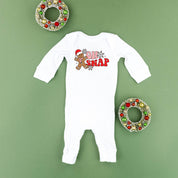 Oh Snap - Gingerbread Man - Baby Sleeper Little Mama Shirt Shop