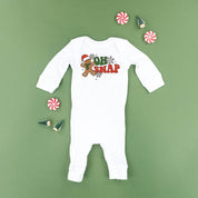 Oh Snap - Gingerbread Man - Baby Sleeper Little Mama Shirt Shop