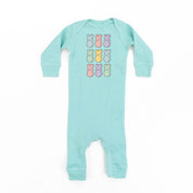 Pastel Peeps - 3x3 - Baby Sleeper Little Mama Shirt Shop