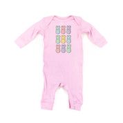 Pastel Peeps - 3x3 - Baby Sleeper Little Mama Shirt Shop