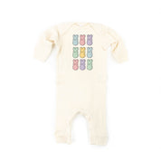Pastel Peeps - 3x3 - Baby Sleeper Little Mama Shirt Shop