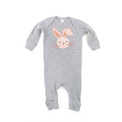 Pink Checkered Bunny - Baby Sleeper Little Mama Shirt Shop