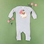 Watercolor Santa - Baby Sleeper Little Mama Shirt Shop