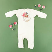 Watercolor Santa - Baby Sleeper Little Mama Shirt Shop