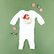 Watercolor Santa - Baby Sleeper Little Mama Shirt Shop