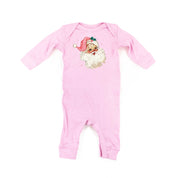 Watercolor Santa - Baby Sleeper Little Mama Shirt Shop